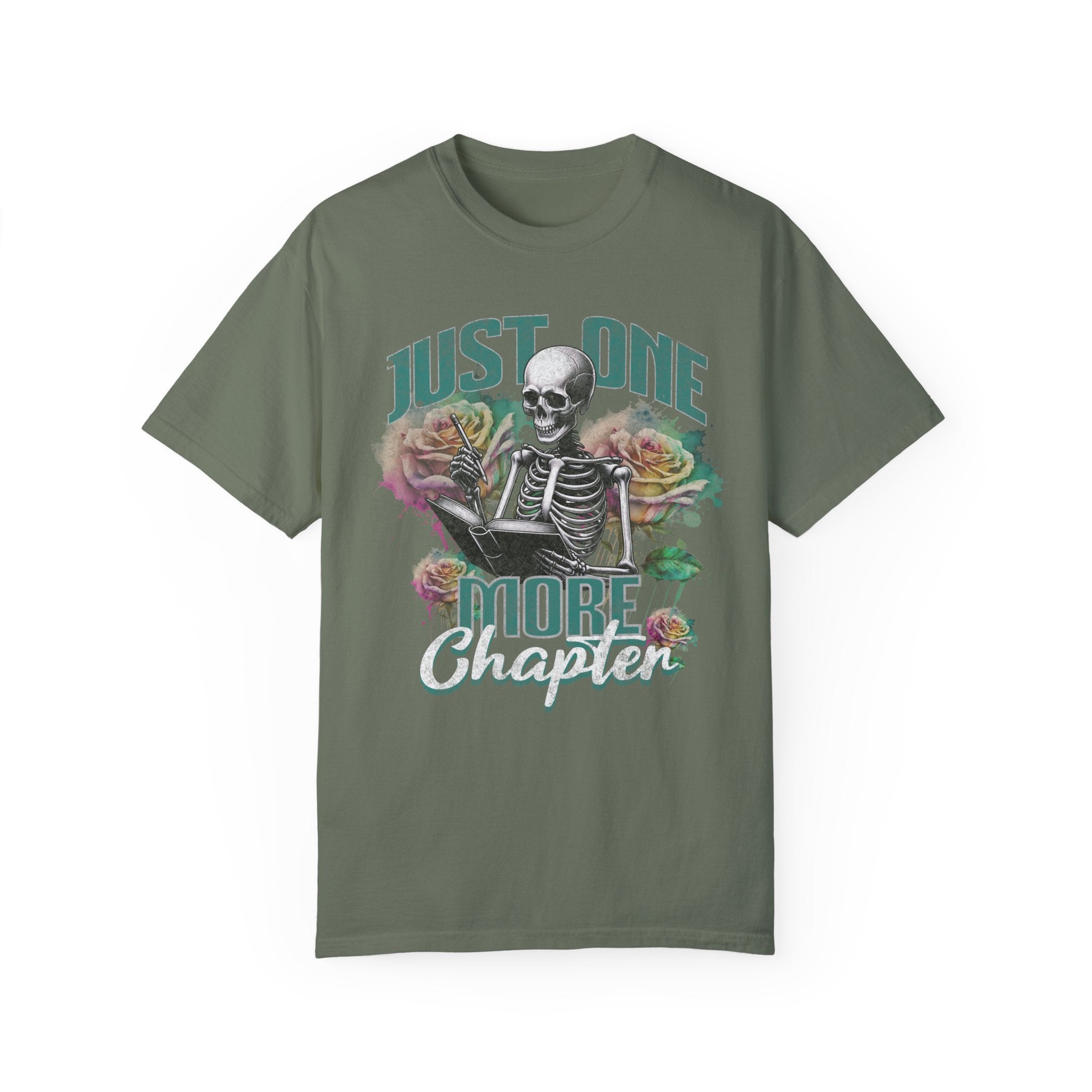 Just one More Chapter book shirt comfort colors