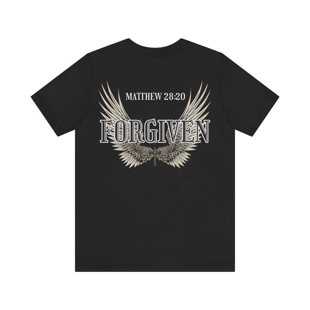 Forgiven Christian shirt with wings