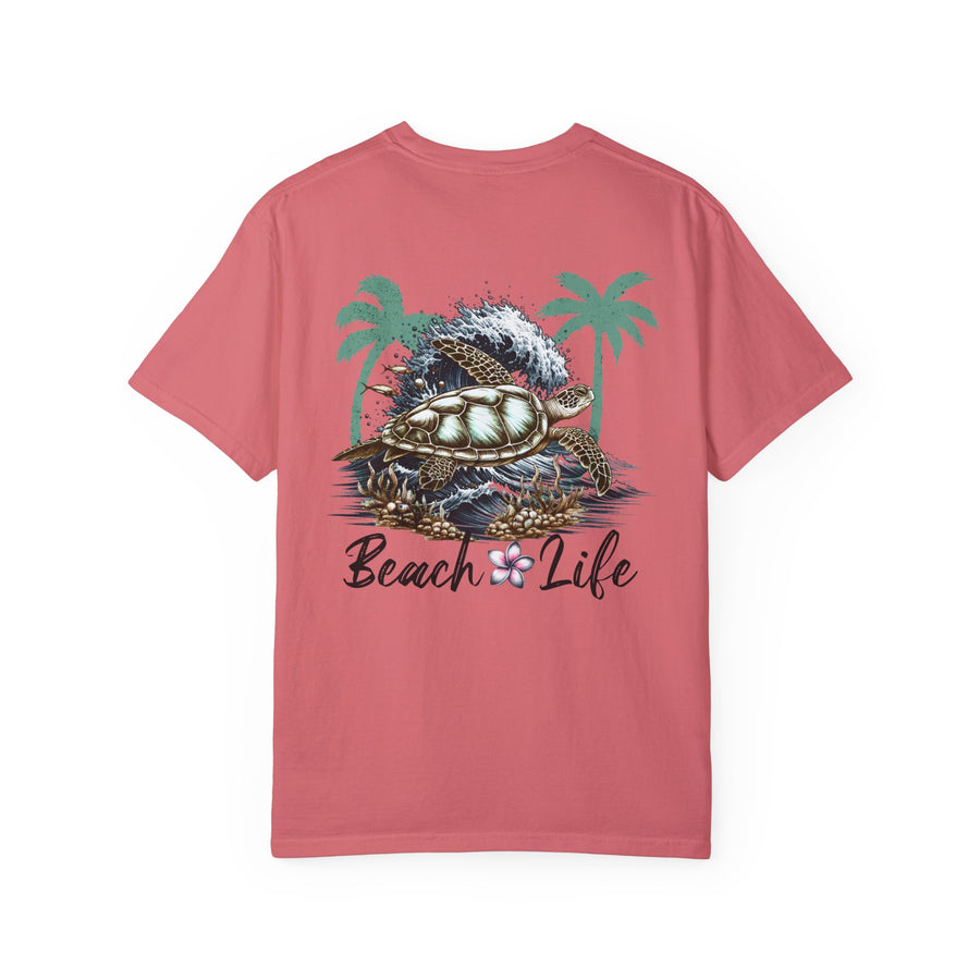 Beach Life with Turtle with Comfort Colors Tshirts