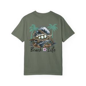 Beach Life with Turtle with Comfort Colors Tshirts