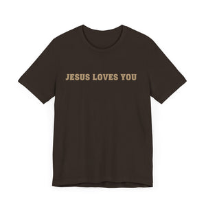 Jesus loves you tshirt soft front and back