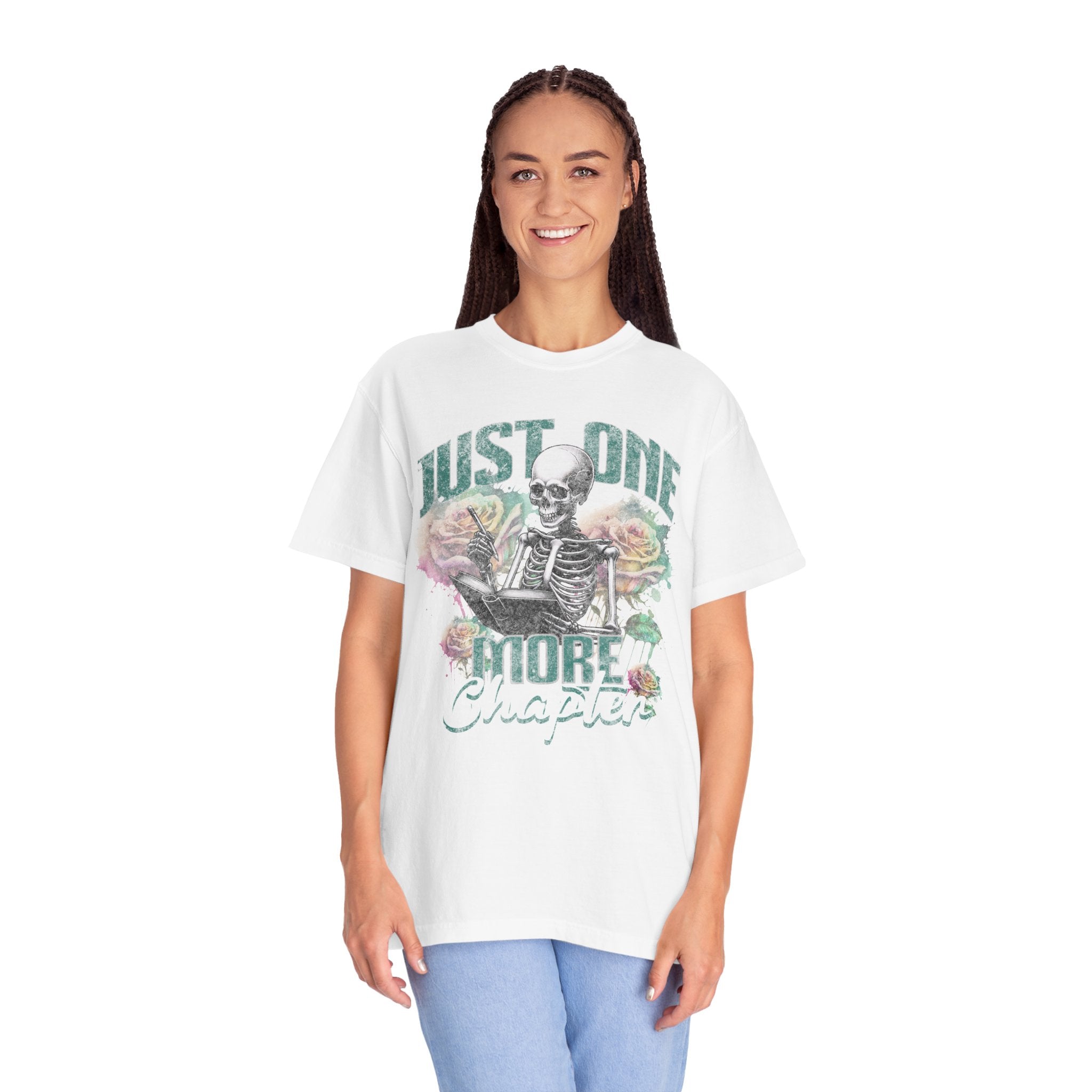 Just one More Chapter book shirt comfort colors