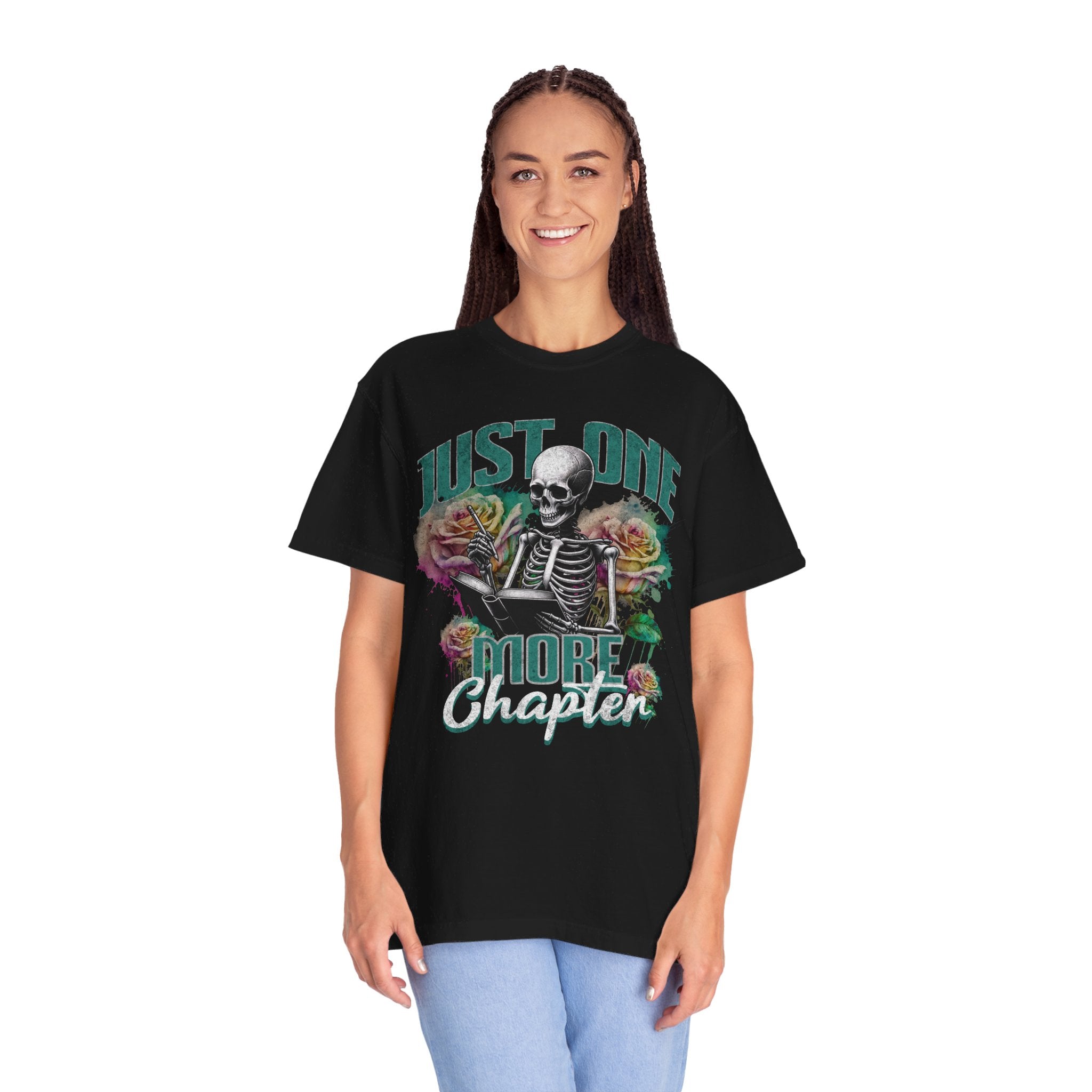Just one More Chapter book shirt comfort colors