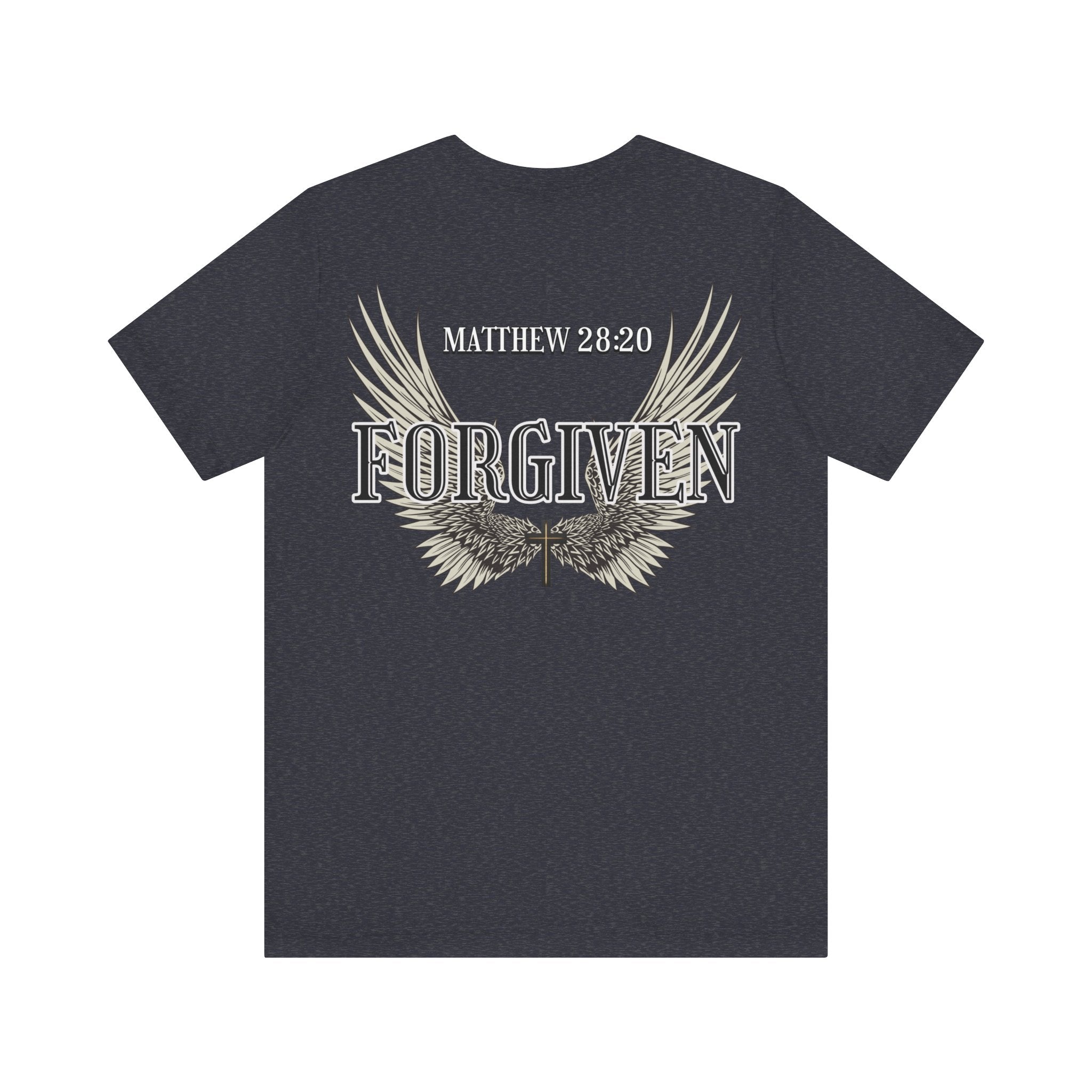 Forgiven Christian shirt with wings