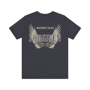 Forgiven Christian shirt with wings