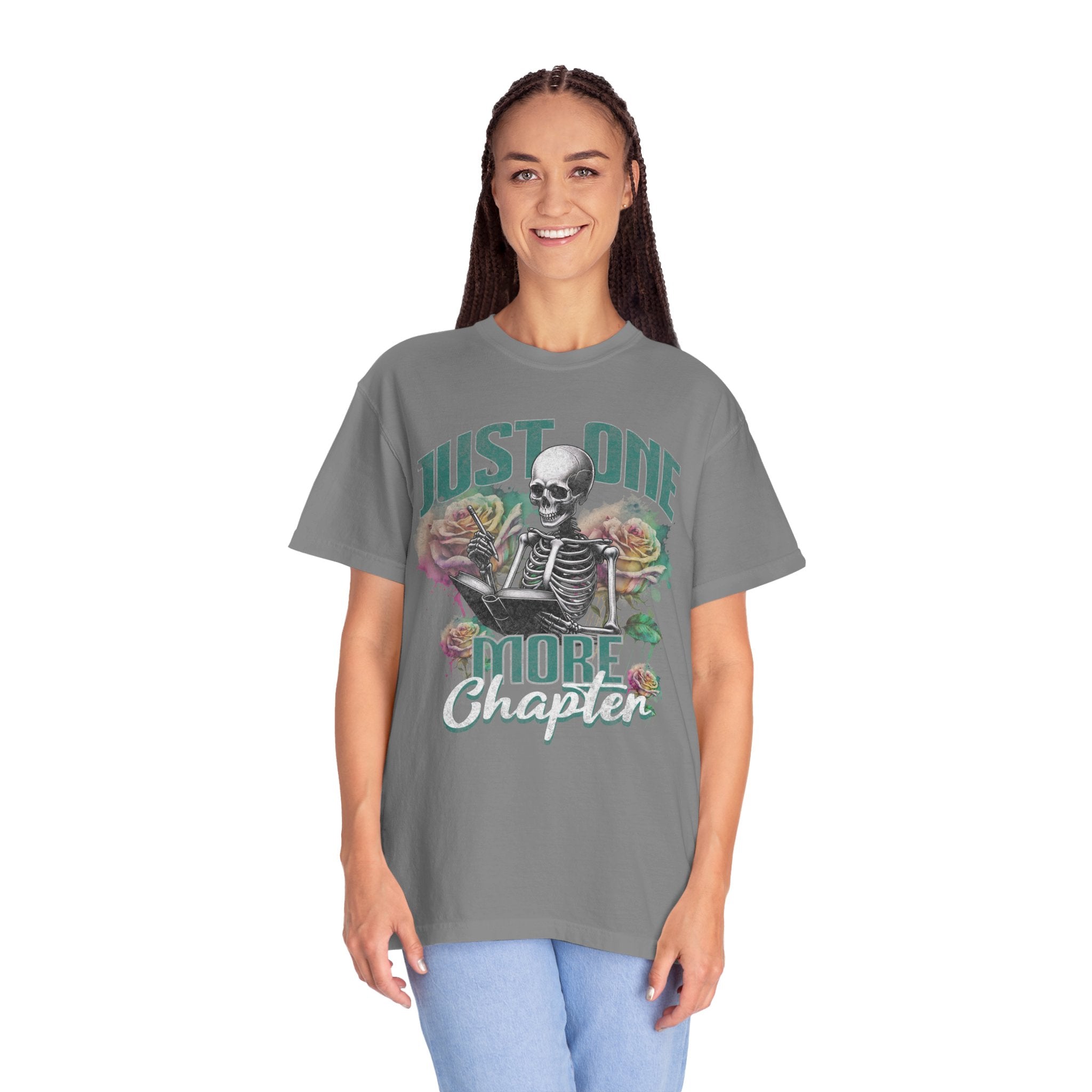 Just one More Chapter book shirt comfort colors