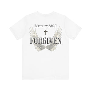 Forgiven Christian shirt with wings