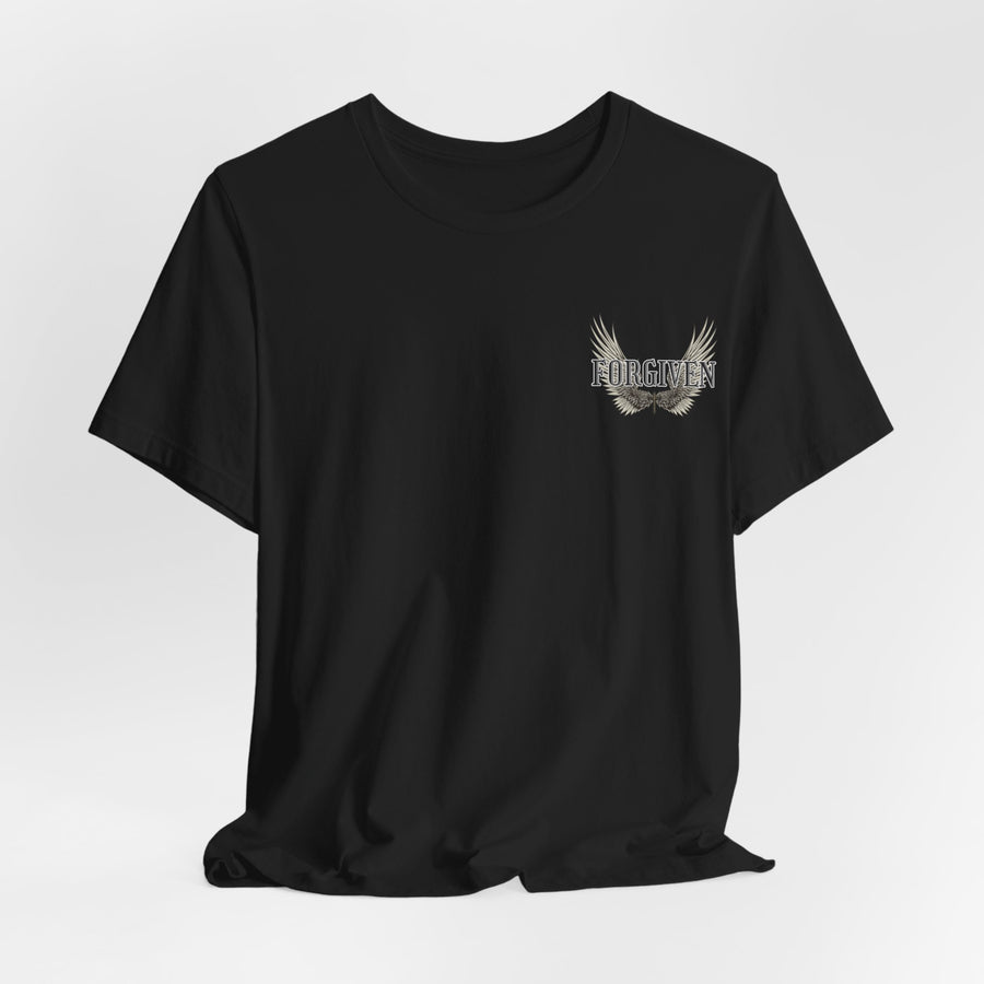 Forgiven Christian shirt with wings