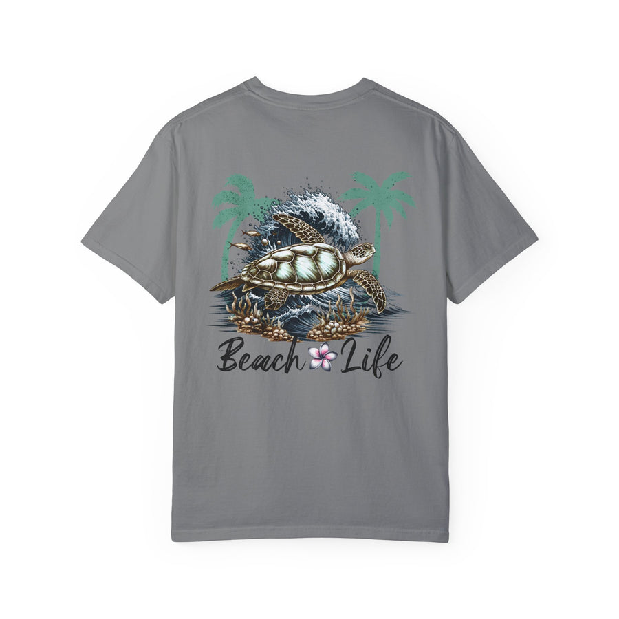 Beach Life with Turtle with Comfort Colors Tshirts