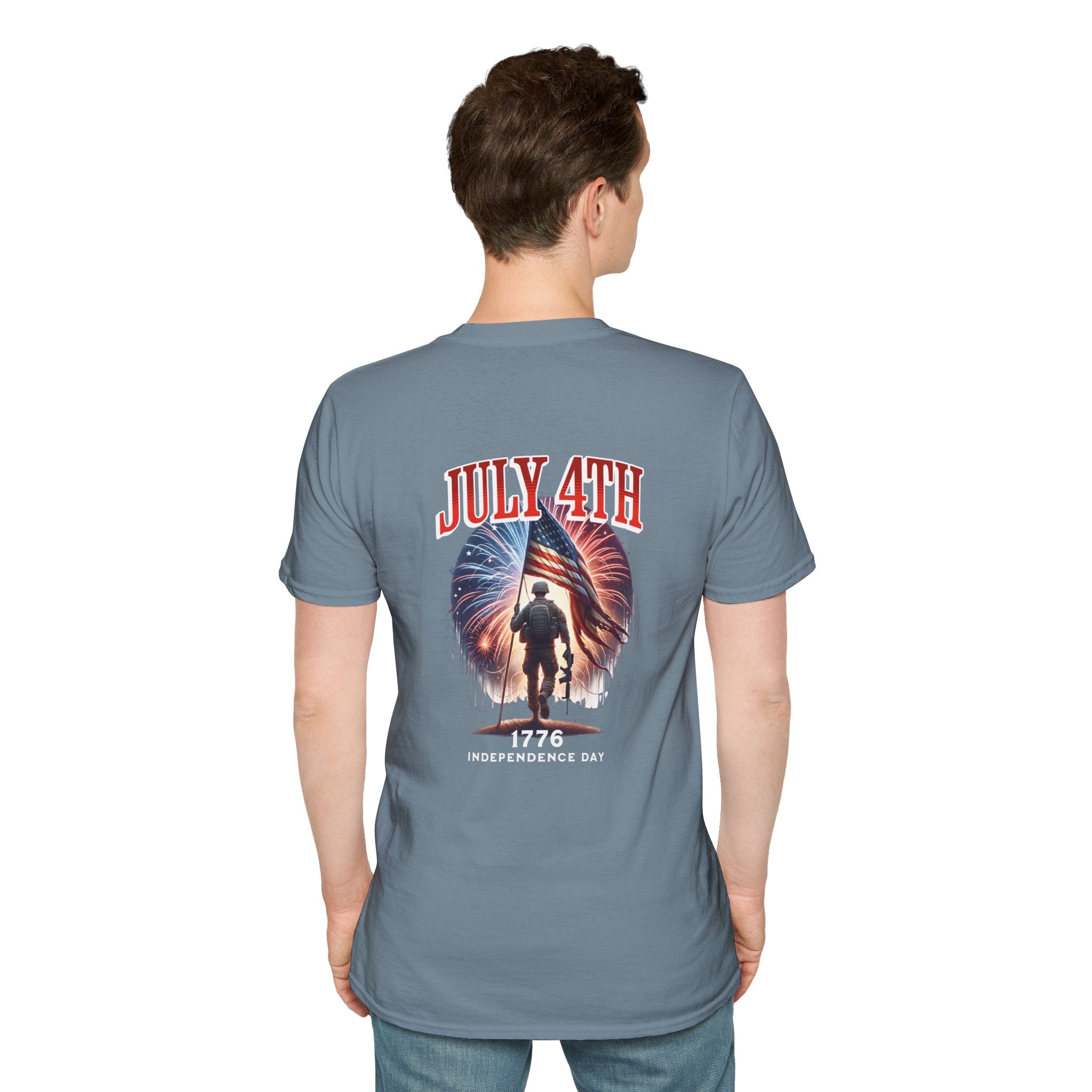 July 4th with Solider T-shirt