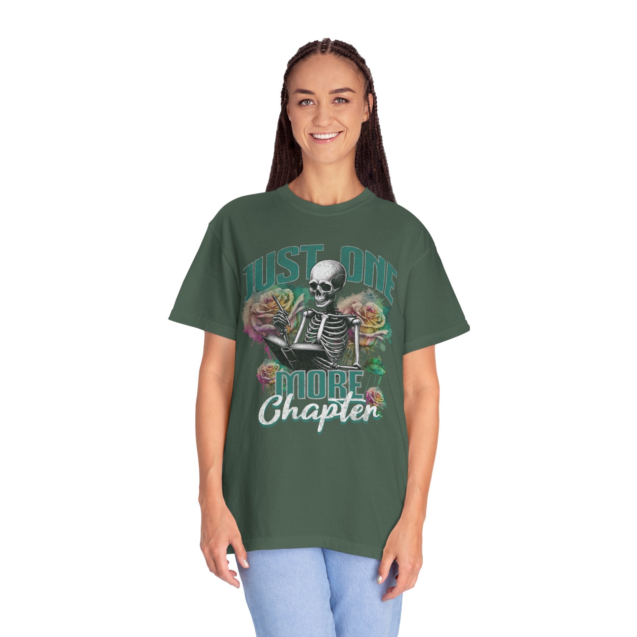 Just one More Chapter book shirt comfort colors