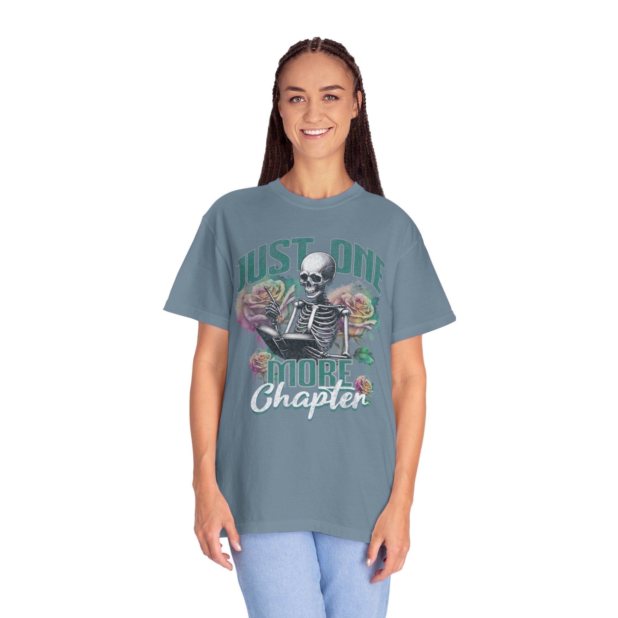Just one More Chapter book shirt comfort colors