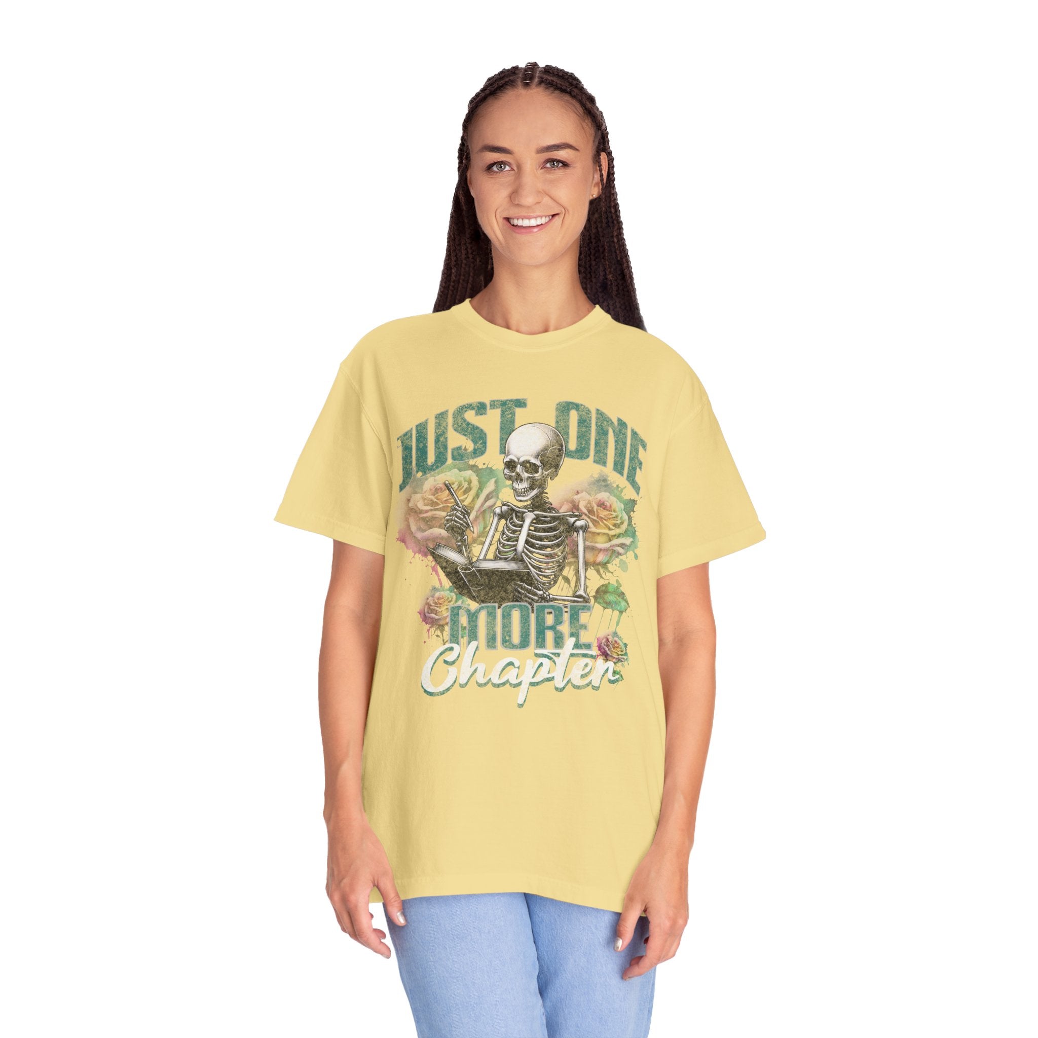 Just one More Chapter book shirt comfort colors