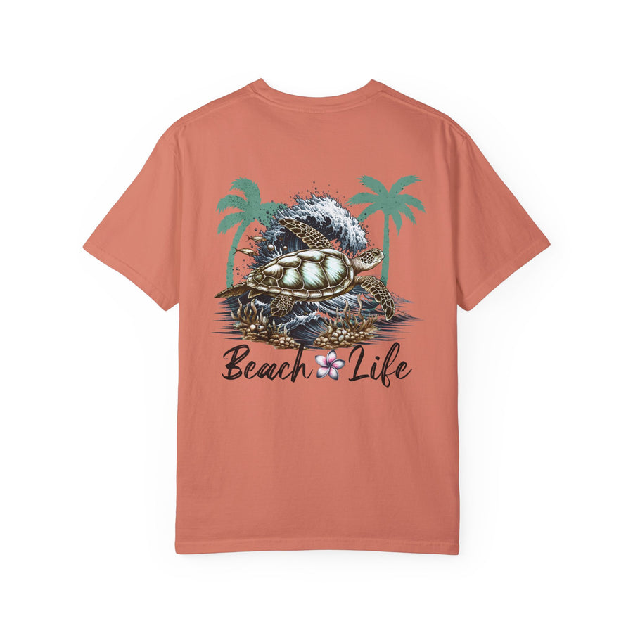 Beach Life with Turtle with Comfort Colors Tshirts