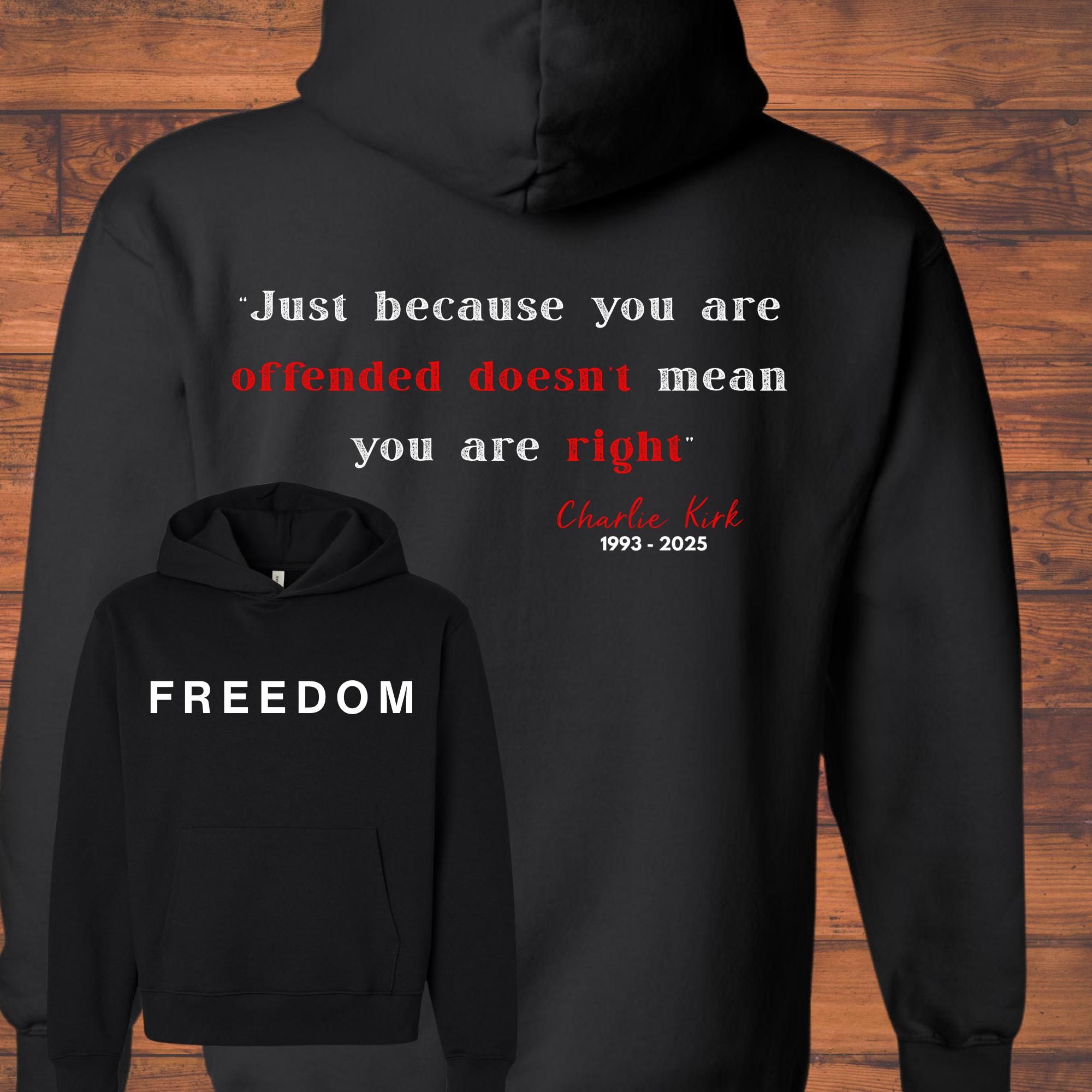 Freedom Hoodie offended
