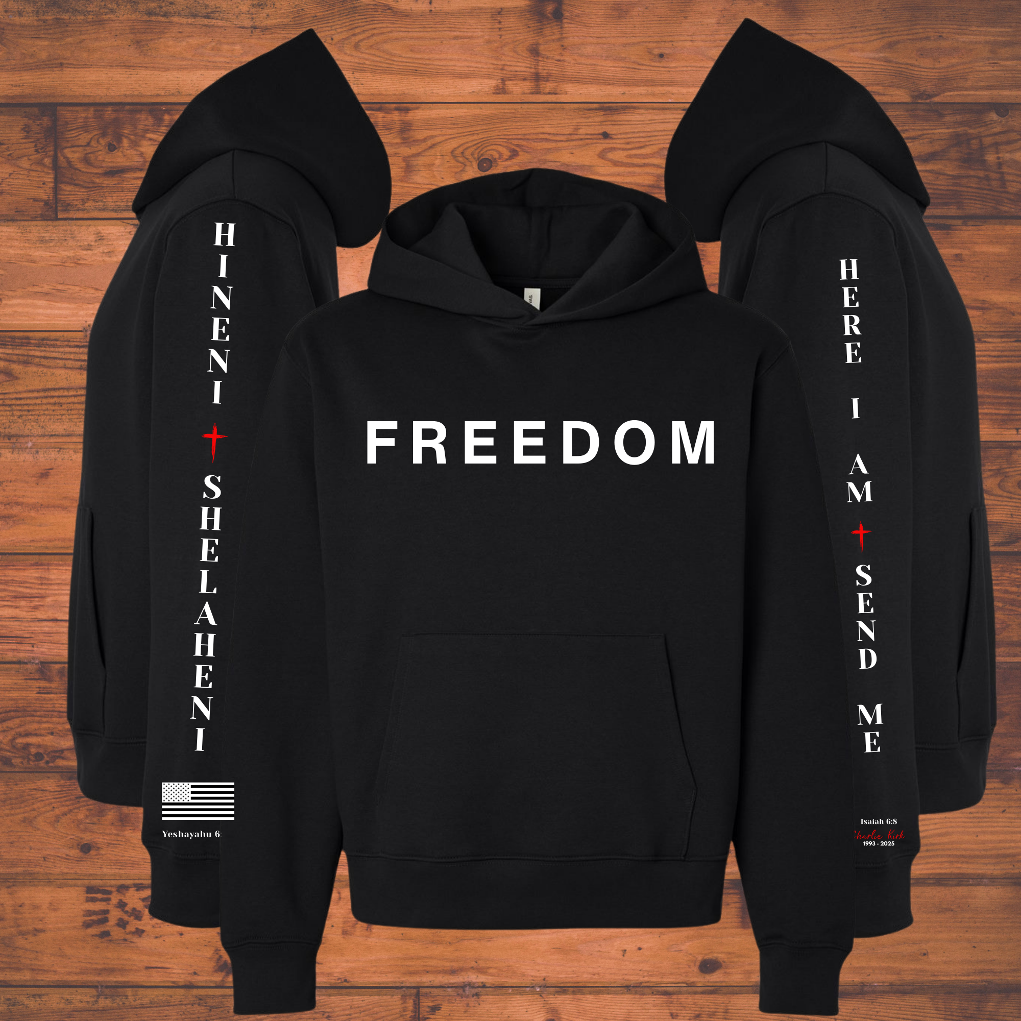 Freedom Hoodie with sleeves