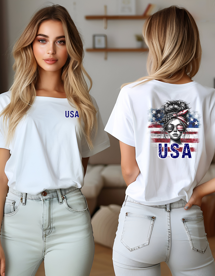 USA American Woman soft style shirt